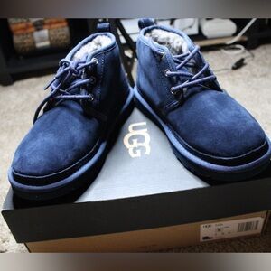 Mens UGG Neumel Chukka Boot - Navy Size 5